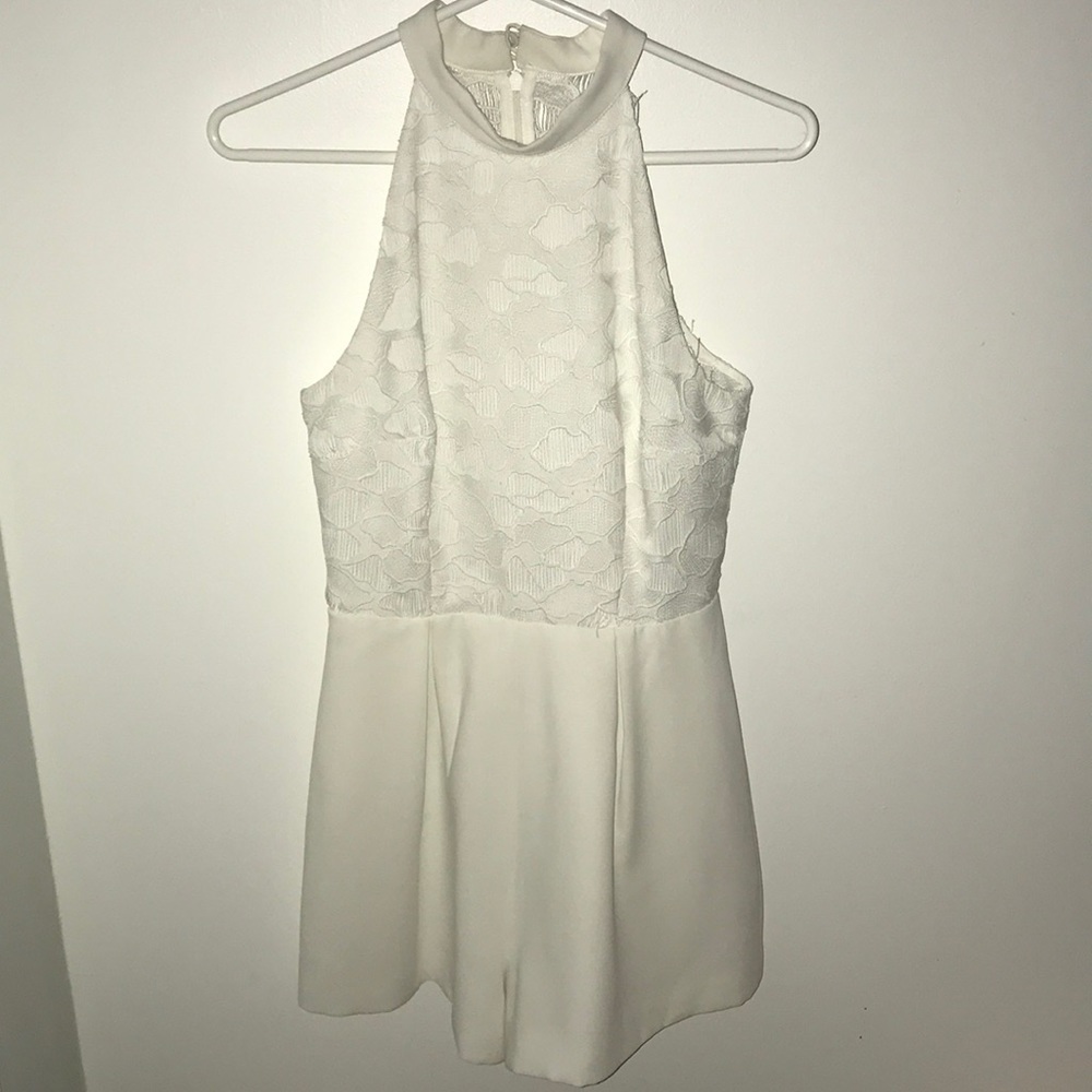 White lace romper from keepsake